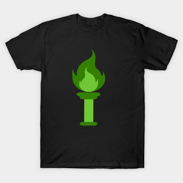 Green fire shirt cheap